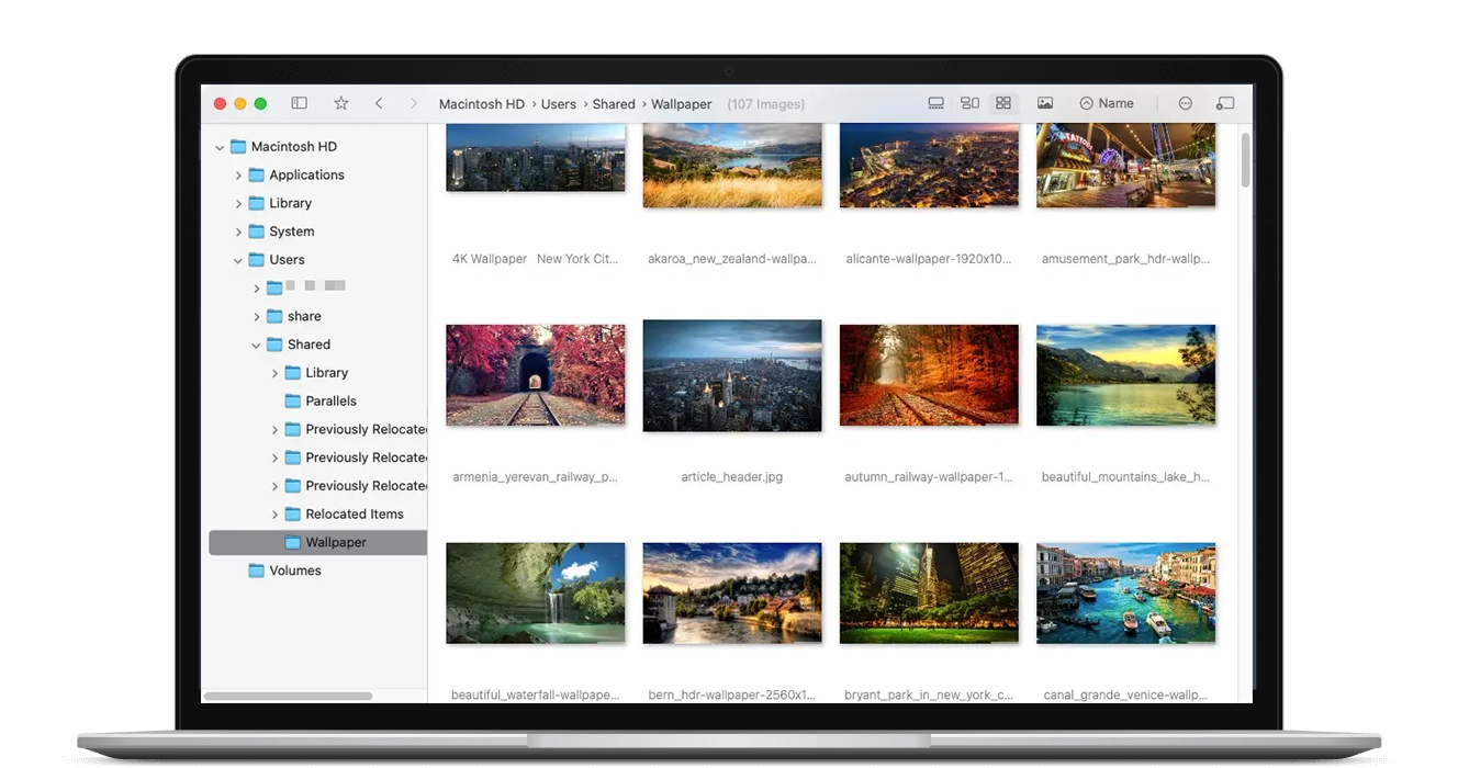 Pixara browsing experience
